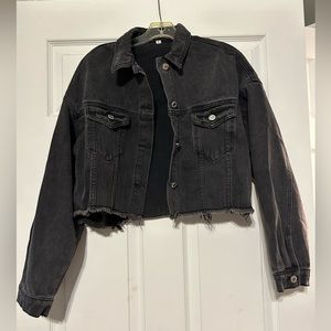 Black Jean Jacket